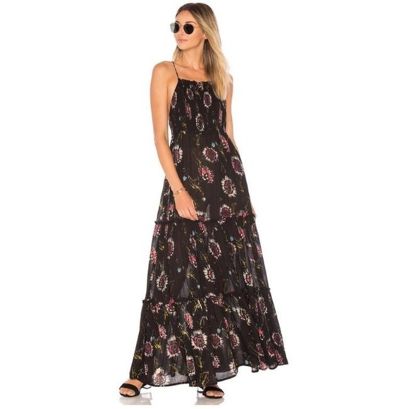 Free People Size M Garden Party Boho Maxi Dress - Picture 5 of 5